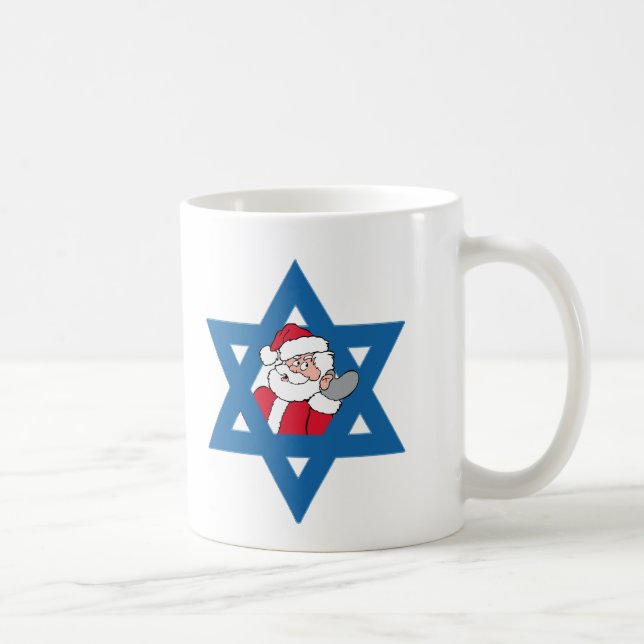 JEWISH SANTA COFFEE MUG (Right)