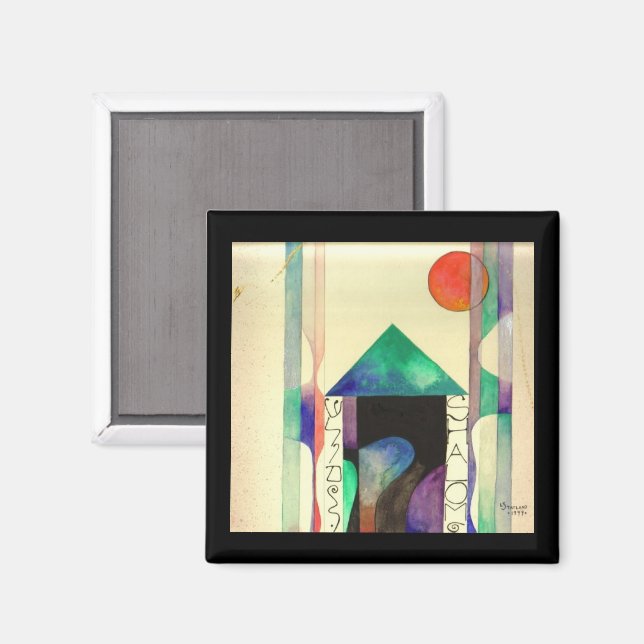 Jewish Shalom Magnet  (Front/Back)