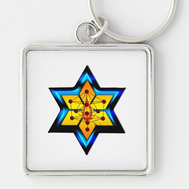 Jewish SPirituality Key Ring (Front)