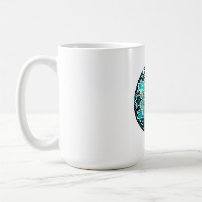 Jewish Star Medallion Mug  (Left)