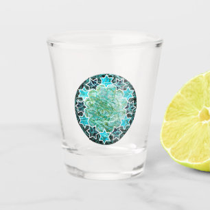 Jewish Star MedallionArt Shot Glass
