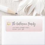 JEWISH STAR modern bat mitzvah pale pink gold<br><div class="desc">Setup as a template it is easy to customise with your own text - make it yours! - - - - - - - - - - - - - - - - - - - - - - Love the design but want to see it altered - different colour...</div>