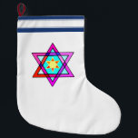 Jewish Star Of David<br><div class="desc">Jewish gifts and gift ideas with stained glass Jewish Star of David.</div>