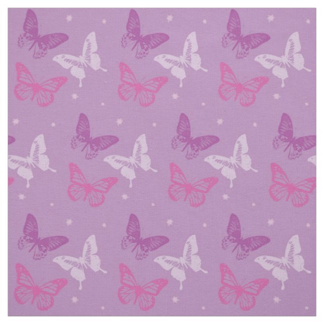 Jewish Star of David Butterfly Fabric (Swatch)