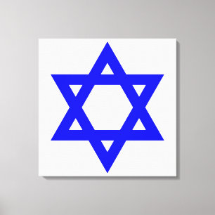 ✡︎ Jewish Star of David Canvas Print