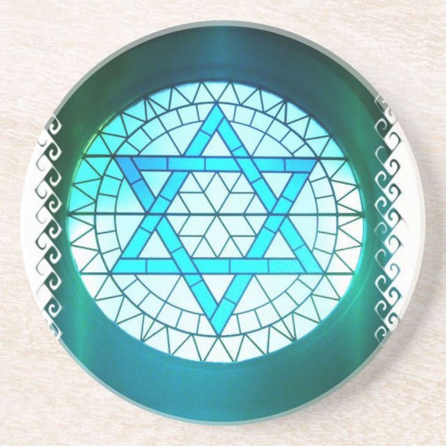 Jewish Star of David Coaster (Front)
