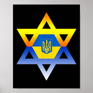 Jewish Star Of David Eastern European Poster