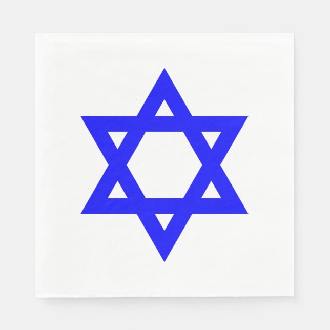 ✡︎ Jewish Star of David Napkin (Front)