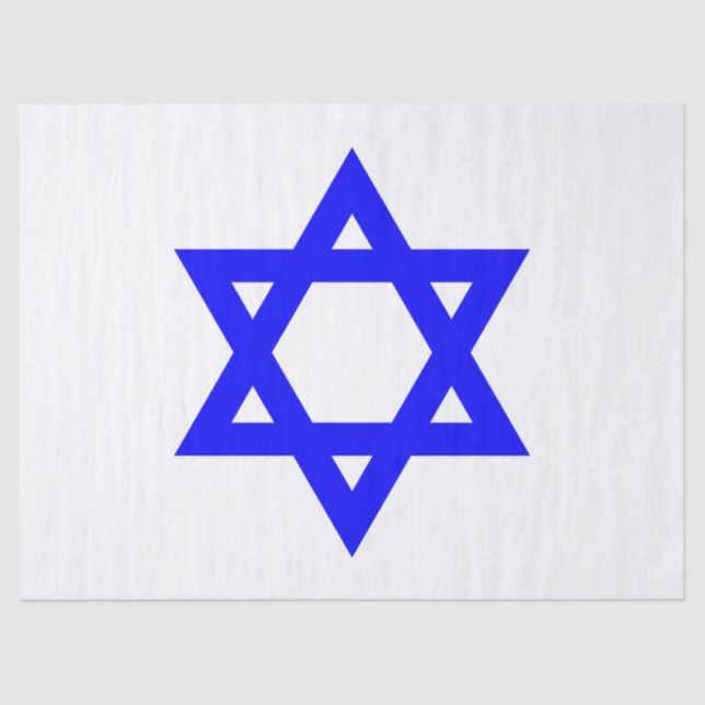 ✡︎ Jewish Star of David Tissue Paper (Front)