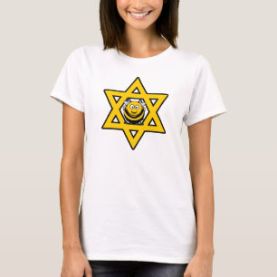Jewish Star of David with a Honey Bee T-Shirt