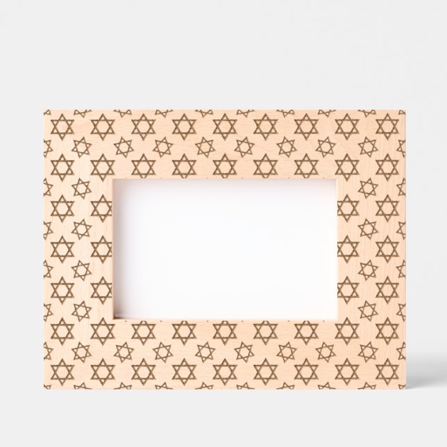 Jewish Stars Design Etched Frames (Front)