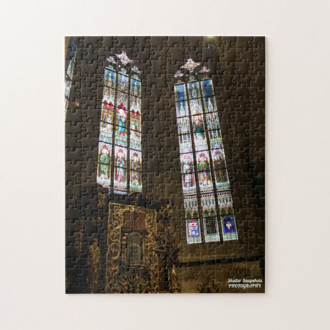 Jewish synagogue jigsaw puzzle (Vertical)