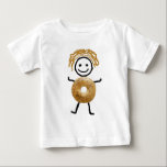 Jewish T-Shirt-Kids -Bagel Kid Baby T-Shirt<br><div class="desc">Cutest Bagel T-Shirt for your Jewish Gift</div>