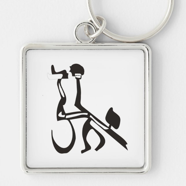 Jewish Tango Key Ring (Front)