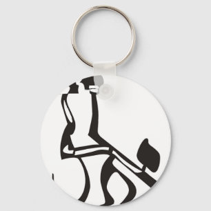 Jewish Tango Key Ring