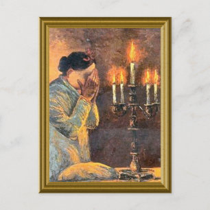 Jewish vintage image postcard