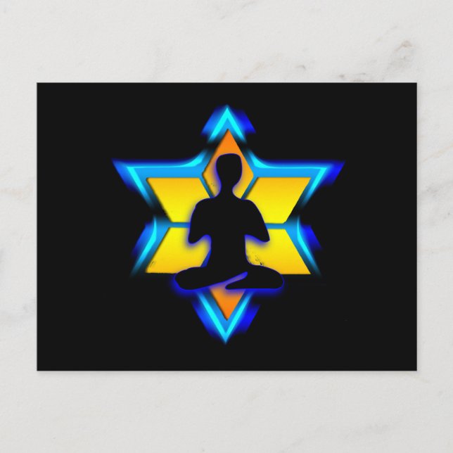 Jewish Yoga Postcard (Front)