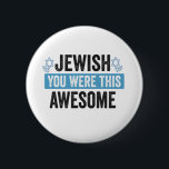 Jewish You Were This Awesome Funny Hanukkah Gift<br><div class="desc">funny, hanukkah, jewish, jew, holiday, matzo, honey, birthday, gift, bee, </div>
