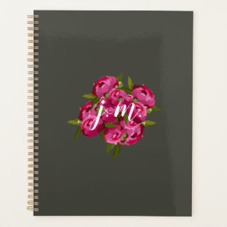 Jewl Tone Peony Personalised Planner