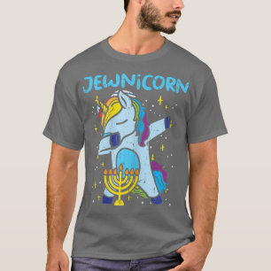 Jewnicorn Dab Unicorn Hanukkah Pyjamas Chanukah PJ T-Shirt