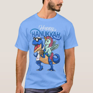 Jewnicorn Funny Hanukkah Unicorn TRe Girl Women Pa T-Shirt