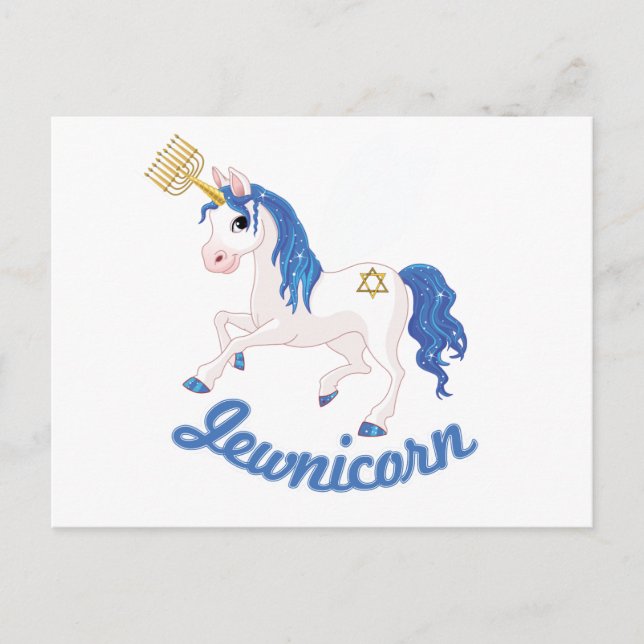 JEWNICORN POSTCARD (Front)