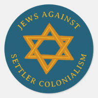JEWS AGAINST COLONIALISM STAR Political 
