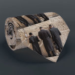 Jews Davening at the Kotel Tie<br><div class="desc">This religious neck tie features Jews davening or praying at the Kotel or Western Wall. Moshiach Now!</div>