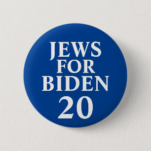 Jews For Biden Button