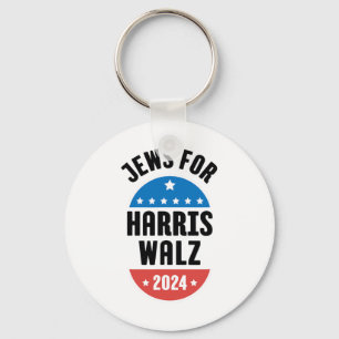 Jews For Harris Wheimer 2024  Key Ring