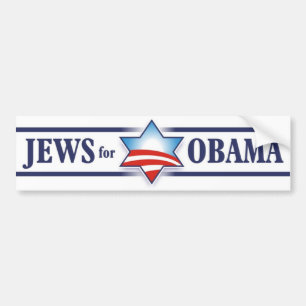 Jews For Obama Bumper Sticker