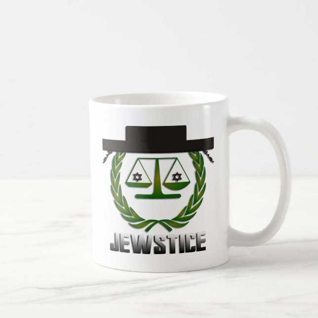 JEWSTICE.png Coffee Mug (Right)