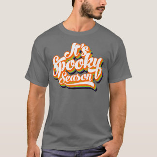 JEyb Retro It Is Spooky Season Happy Autumn Hallow T-Shirt