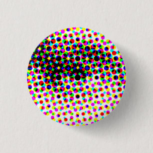 Jezebel Eyes 3 Cm Round Badge