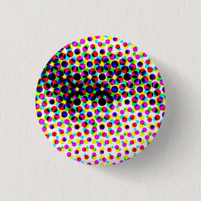 Jezebel Eyes 3 Cm Round Badge (Front)