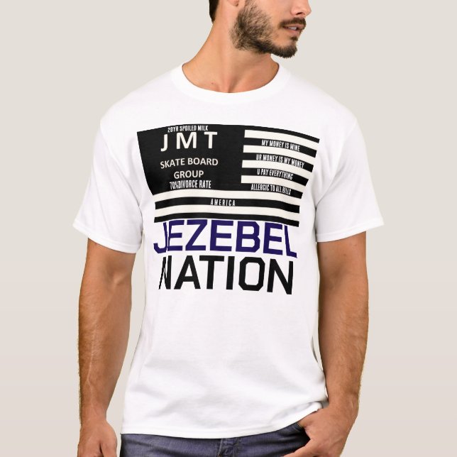 JEZEBEL NATION Basic Dark T-Shirt (Front)