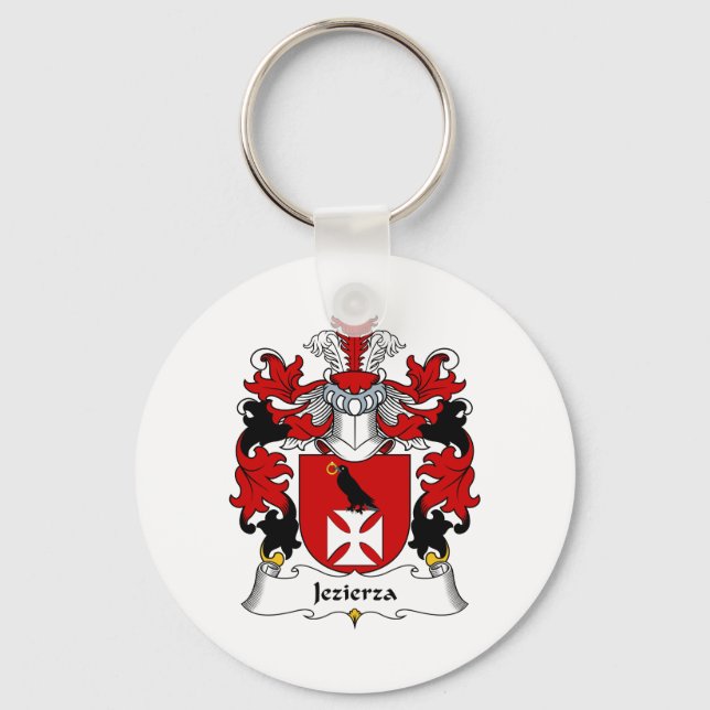 Jezierza Family Crest Key Ring (Front)