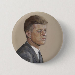 JFK 6 CM ROUND BADGE