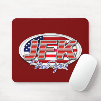 JFK Airport Code Mousepad for Travel Lovers