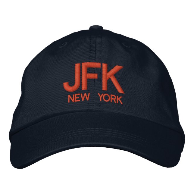 JFK Airport Personalised Adjustable Hat (Front)