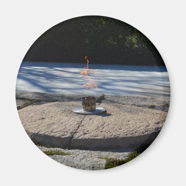 JFK Eternal Flame Magnet (Front)