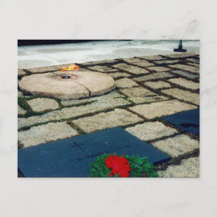 jfk eternal flame postcard