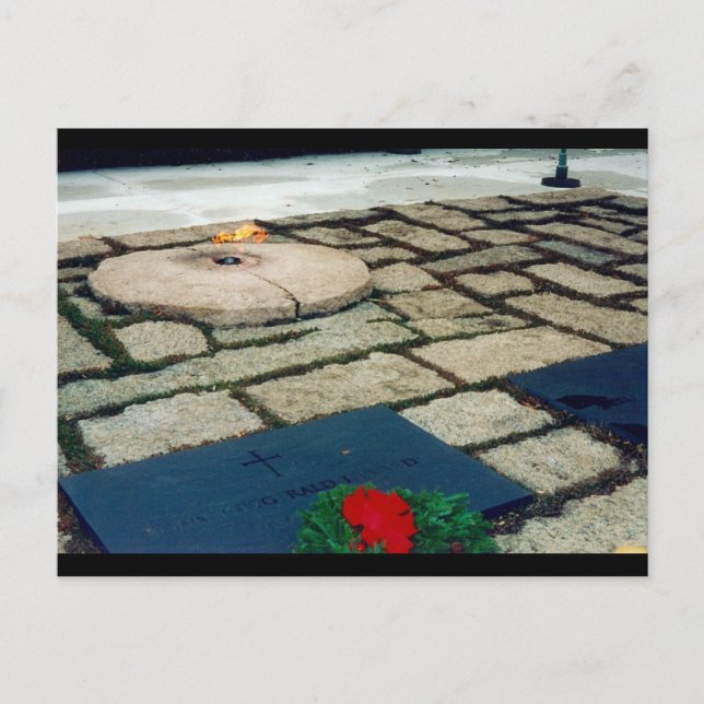 jfk flame postcard (Front)