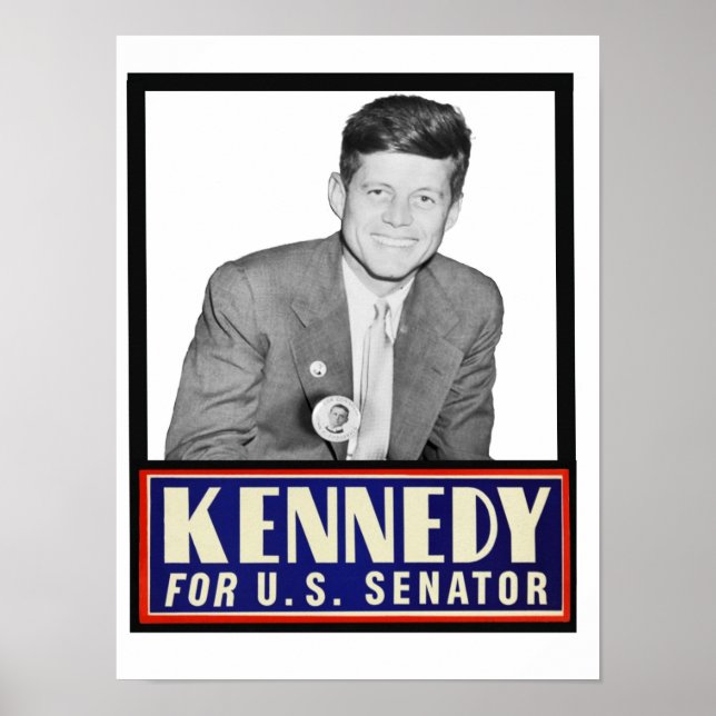 JFK  for U.S. Senator Poster (Front)