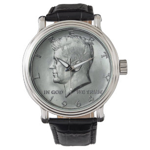 JFK Half Dollar Men's Watch