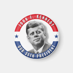 JFK John F. Kennedy 35th President POTUS Memorial Magnet