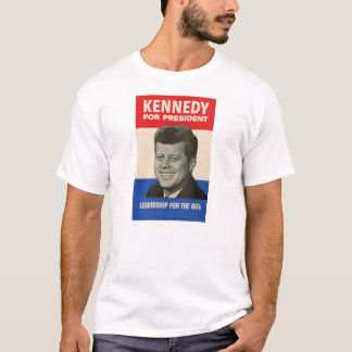 JFK - John F. Kennedy Campaign Poster Tee