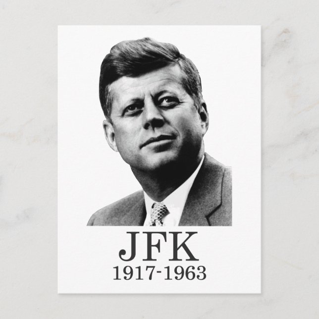 JFK - John F. Kennedy Postcard (Front)