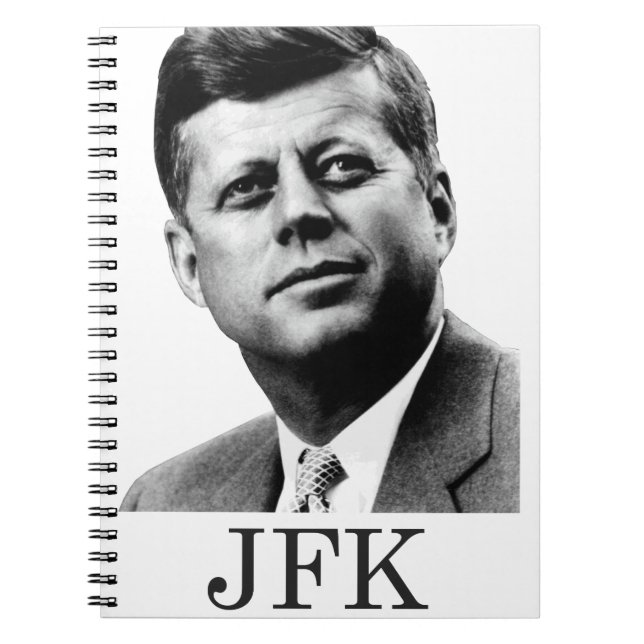 JFK - John F. Kennedy Spiral Notebook (Front)