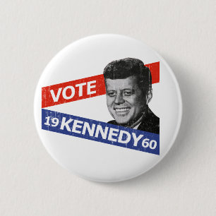 JFK Kennedy Election 6 Cm Round Badge